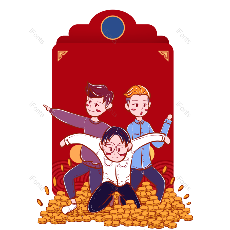 抢购图片,金币元素,喜庆PNG,红包免抠素材